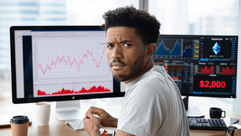 Ether 2 000 $ en jeu: risque d’effondrement si le support lâche Les analystes avertissent d'une chute drastique de l'Ether si le support de 2000 dollars cède
