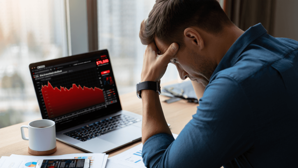 Bitcoin en danger: retraits d’ETF et ventes intenses menacent un plongeon à 70 000 $ Le Bitcoin vacille sous la pression vendeuse et des retraits des ETF, relançant les scénarios d’une chute vers 70 000 $