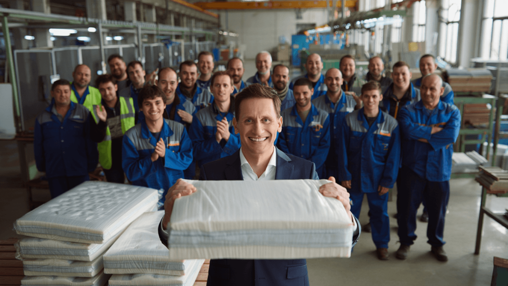 Factory CEO says he bought each of his 30 employees a $3,000 cooling mattress cover so 'they'll be sharper' at work