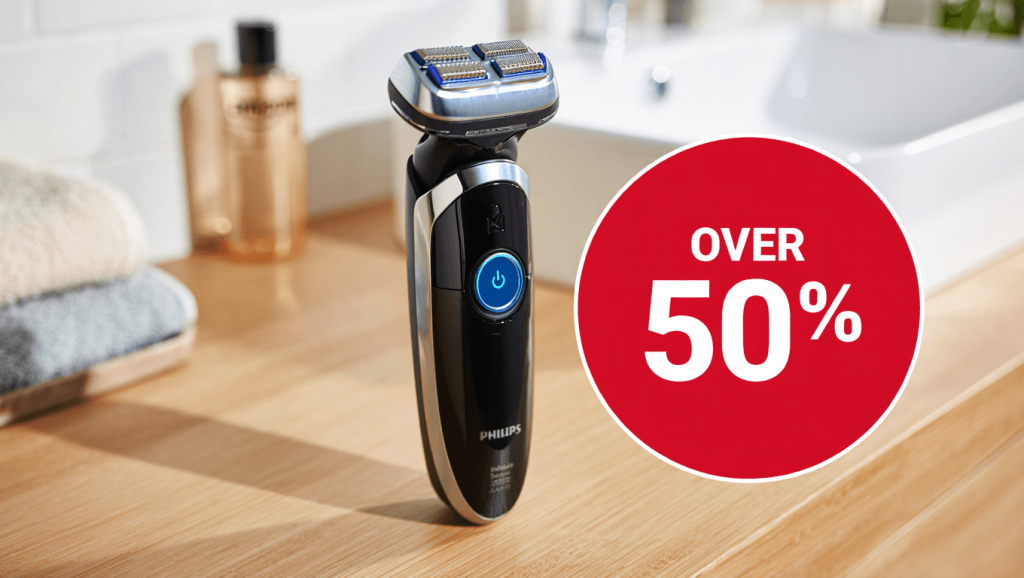 Philips rasoir électrique d’entrée de gamme: promo record, plus de 50% de remise Philips Electric Shaver 3000 Series