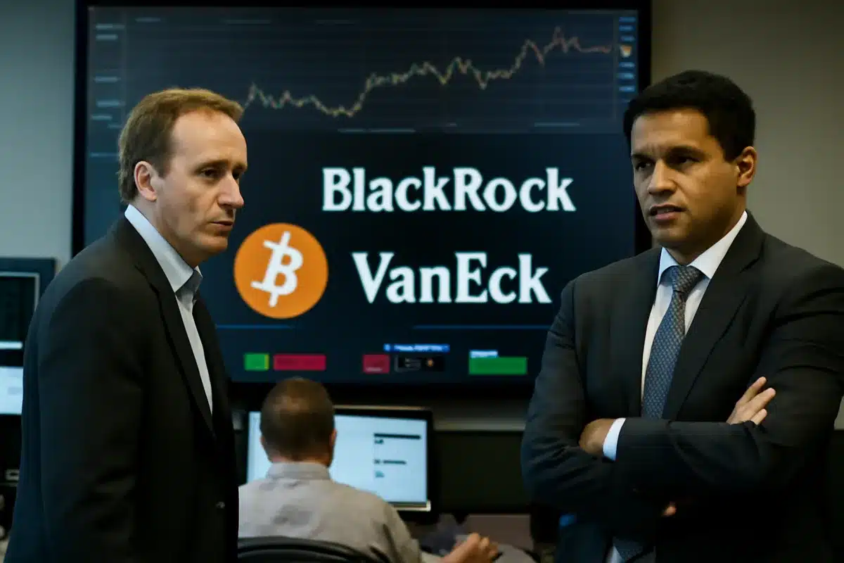 BlackRock et VanEck en première ligne — Les flux observés vendredi matérialisent une rotation de capitaux vers les produits au comptant. L’ampleur des entrées sur l’IBIT illustre la position dominante de BlackRock sur ce segment et explique en grande partie le