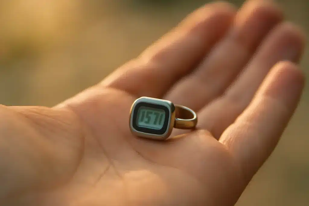 Montre-bague Casio en promo pour la première fois: modèle décalé à prix cassé