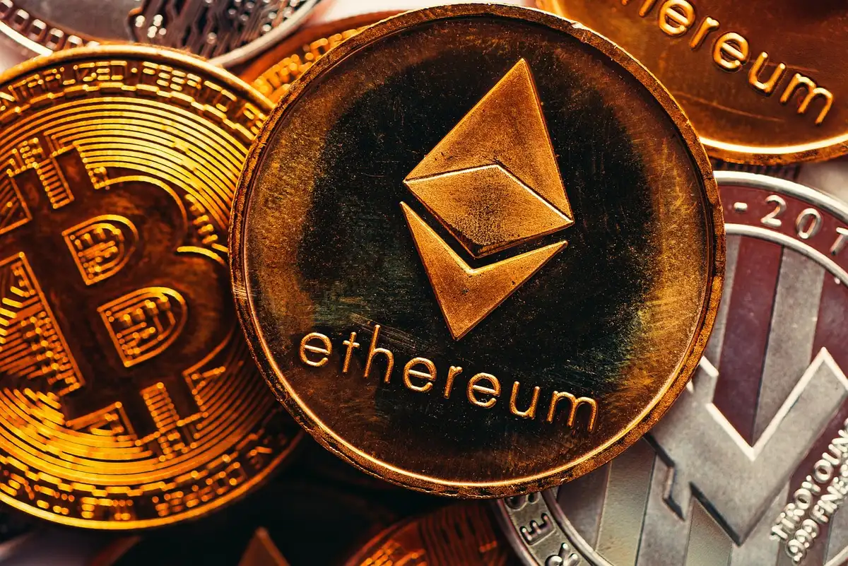 Graphique de prix montrant un token et un taux fixe de conversion