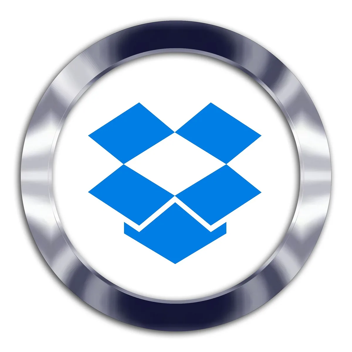 Icônes représentant les services de stockage cloud : Google Drive, Dropbox et solutions auto-hébergées