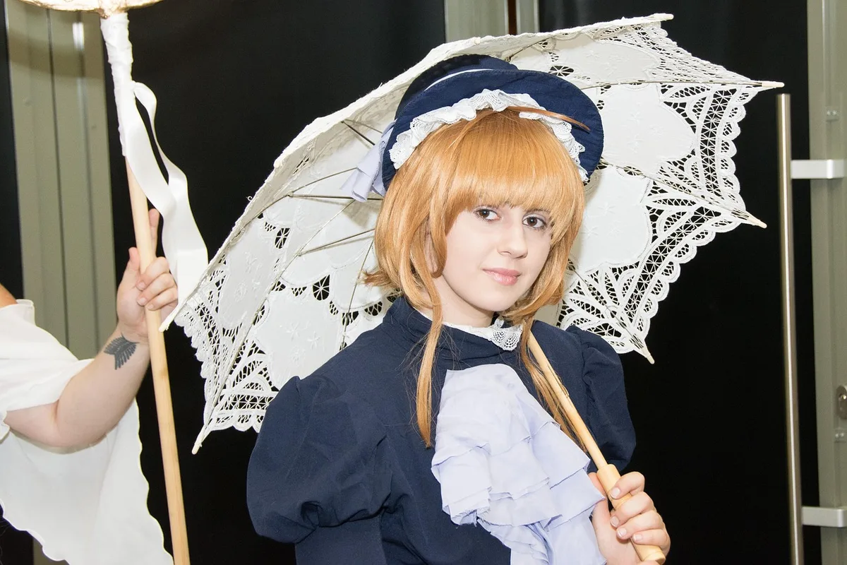 Présentation d'anime devant un public lors d'une convention