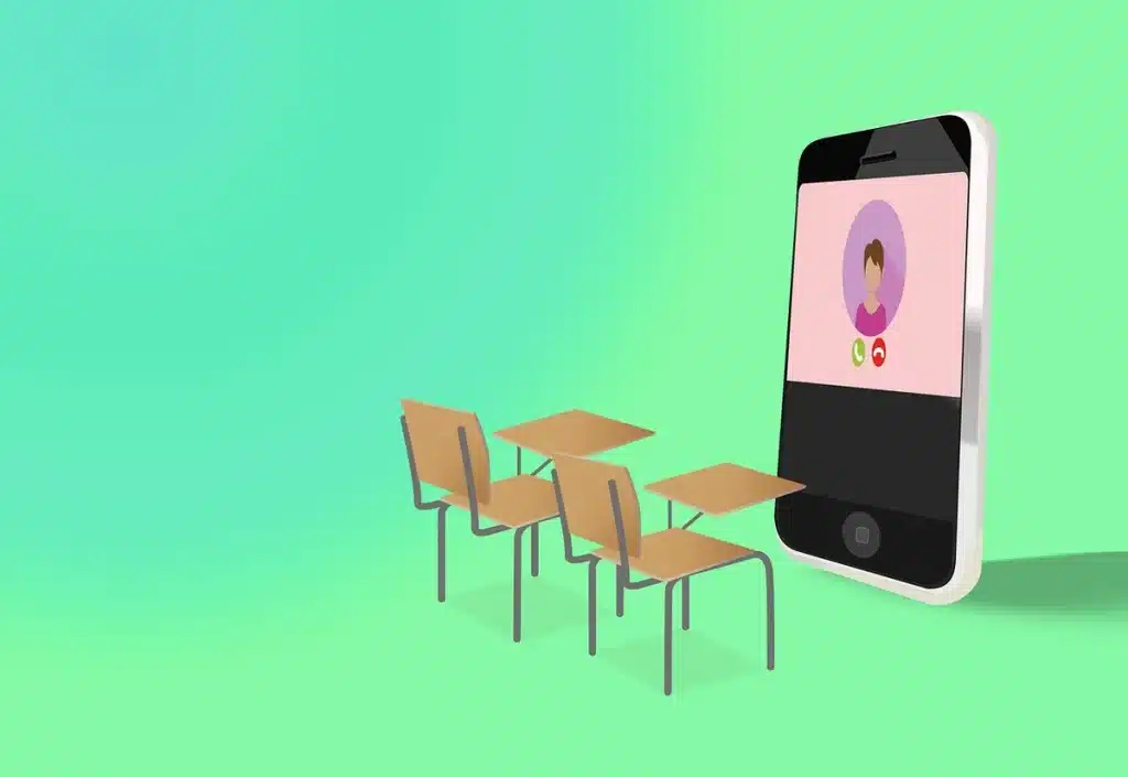 Silicon Valley: robots attendus absents, la soirée dominée par l’IA Scène de conférence technologique avec écrans affichant des interfaces IA, sans robots physiques