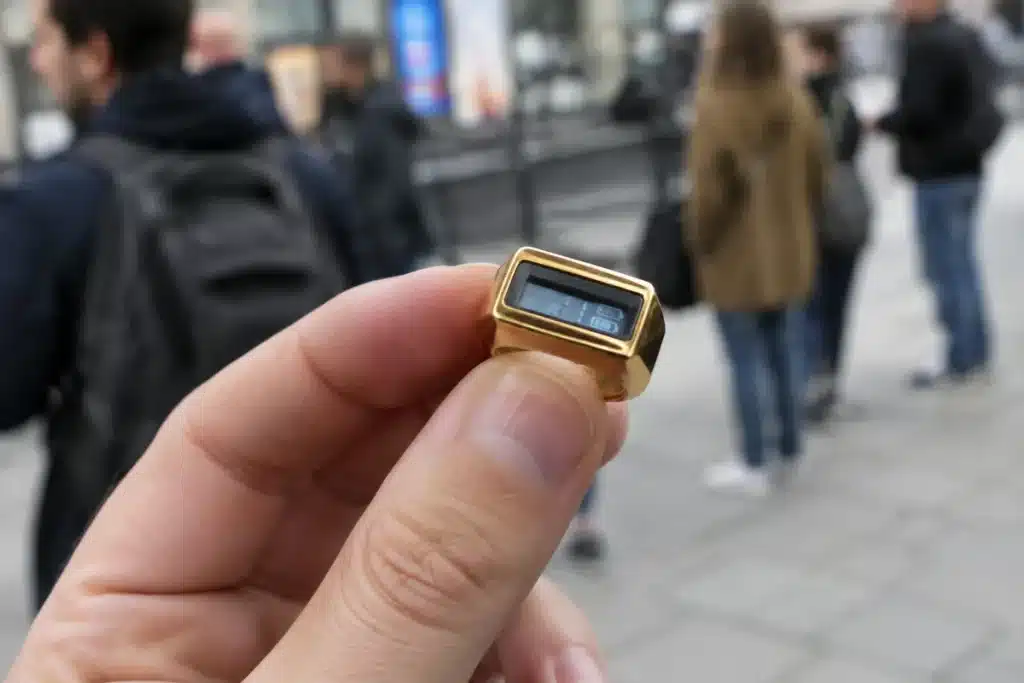 Timex montre-bague digitale à 30% de réduction : look rétro années 80 assumé